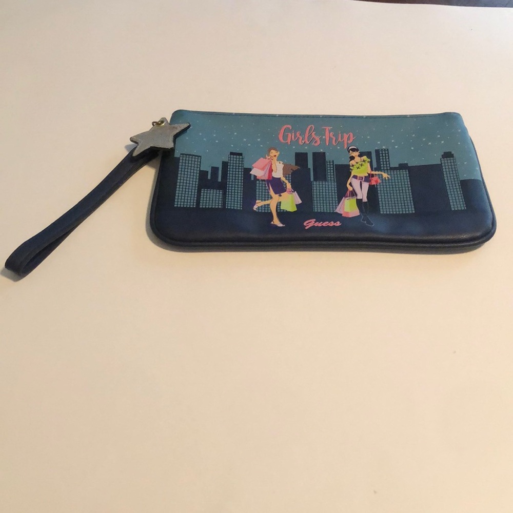 Guess Clutch Bag with Zip Top